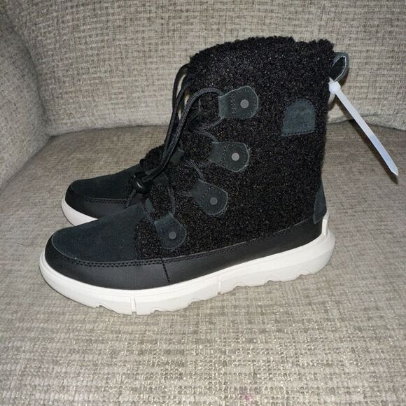 Sorel Girls Explorer II Joan Teddy Boots size 5 NWT! - Picture 3 of 5